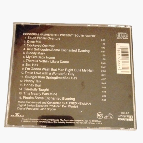 South Pacific Soundtrack CD Rodgers Hammersteins Album RCA 2000 - Picture 2 of 3